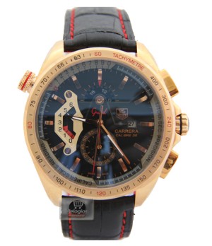 Relógio RéplicaTag Heuer Grand Carrera Calibre 36 Rose Black