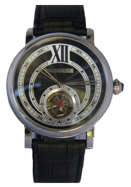 Relógio Réplica Cartier Couro