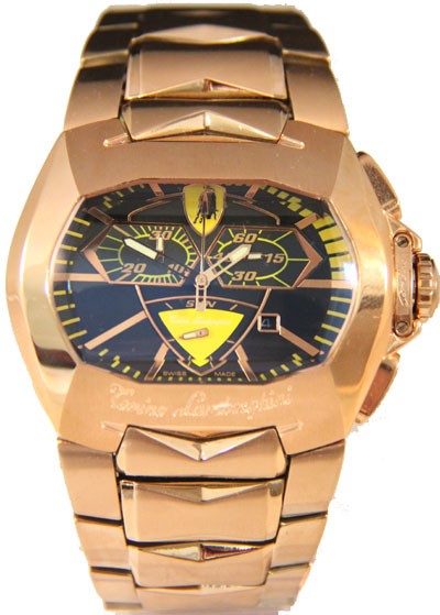 Relógio Réplica Lamborghini Tonino Rose Black Frente