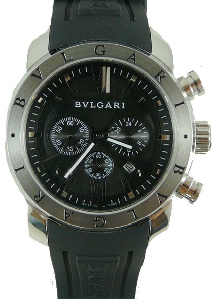 Bulgari Iron Man Couro