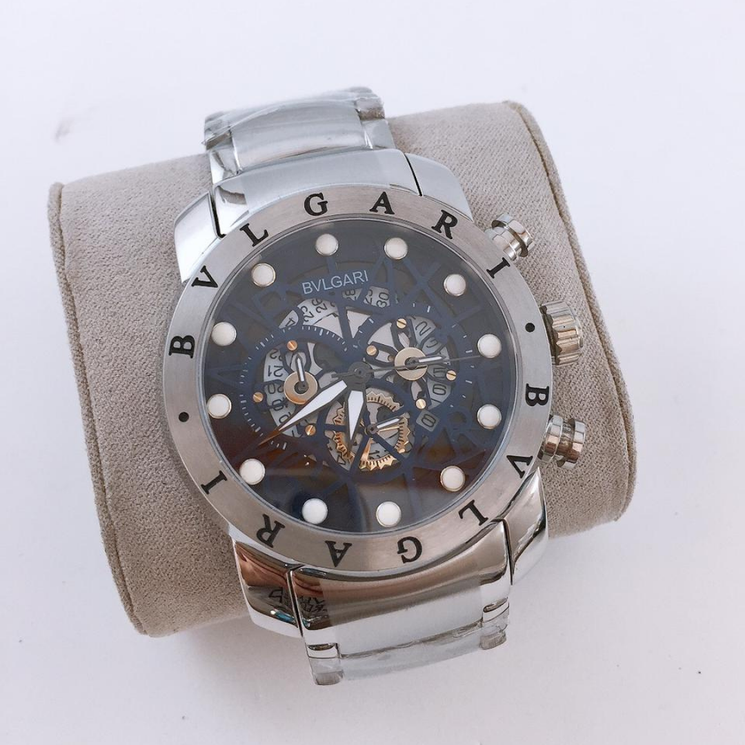 Réplica de Relógio Bulgari Bateria Skeleton 