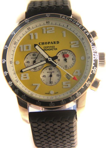 Relógio Réplica Chopard Mille Miglia Silver Yellow