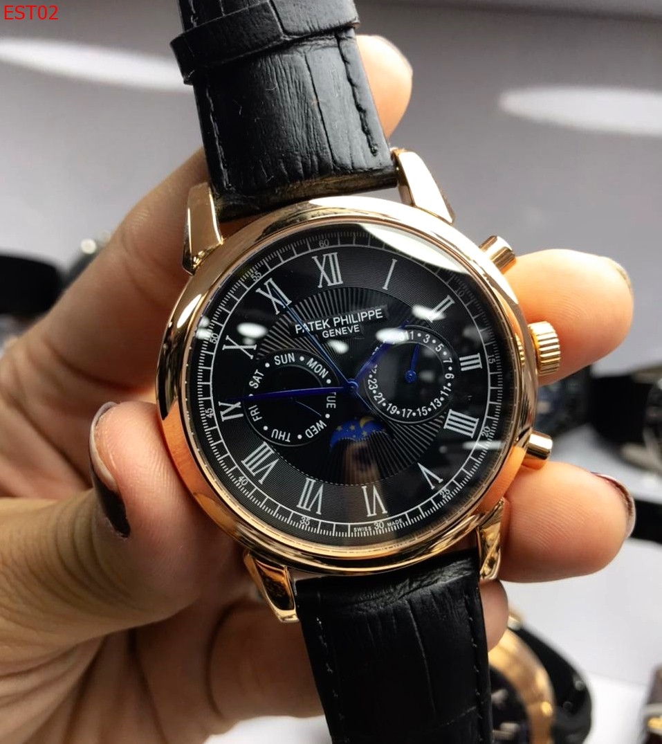 Réplica de Relógio Patek Philippe Couro