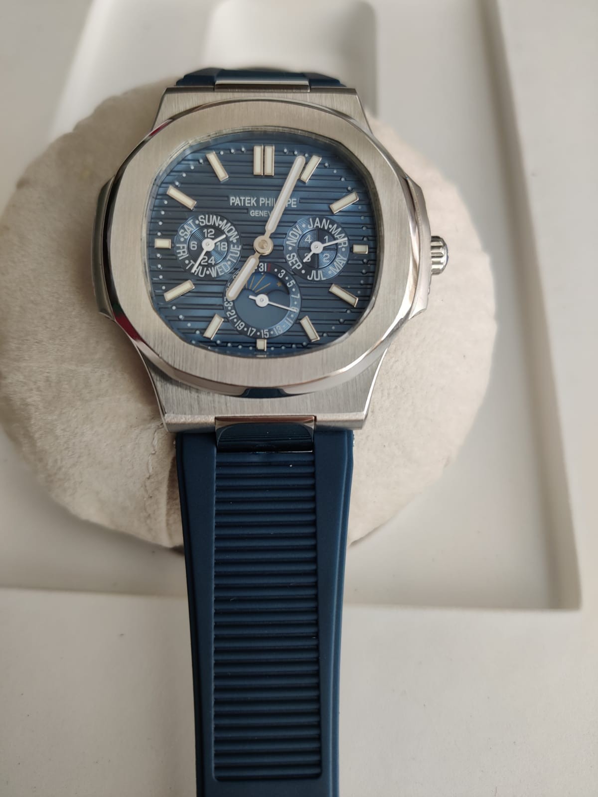 Réplica de Relógio Patek Philippe Borracha