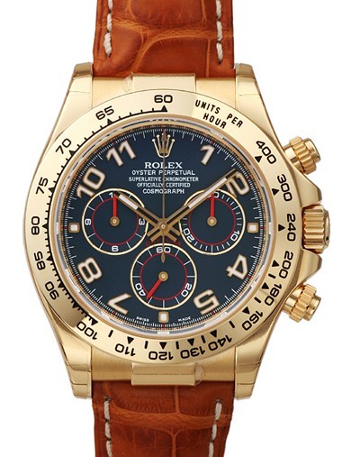 Relógio Réplica Rolex Daytona Gold Blue