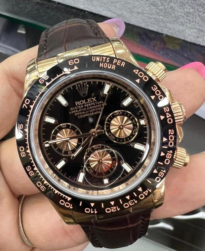 Réplica de Relógio  Rolex  Daytona Couro