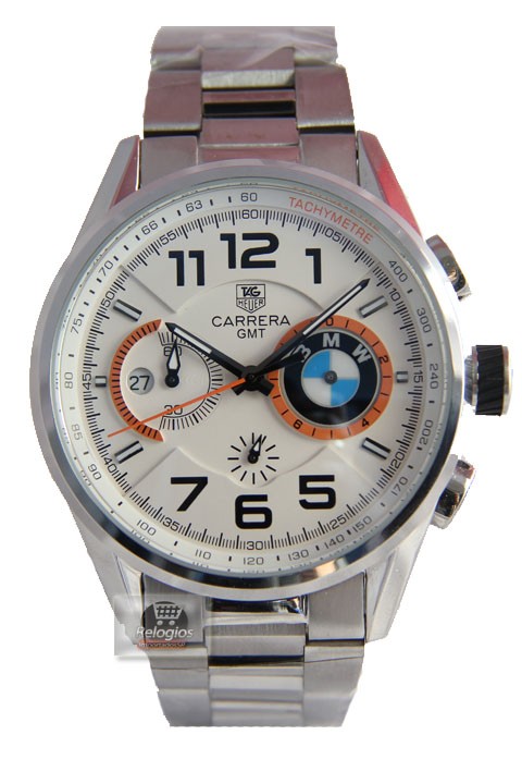 Relógio Réplica Tag Heuer Bmw Carrera Gmt