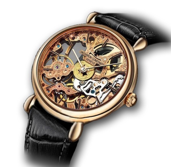 Relógio Réplica Vacheron Constantin Esqueleto Black Limited