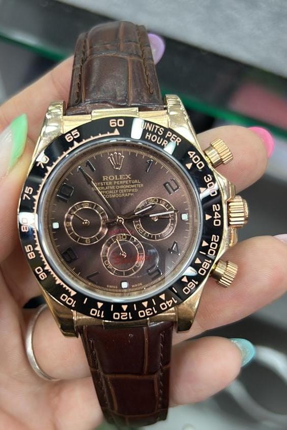 Réplica de Relógio  Rolex  Daytona Couro